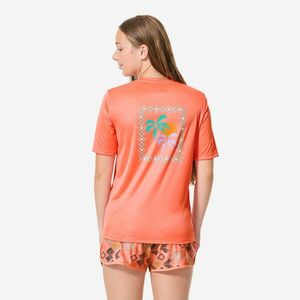 Tricou anti UV 100 UPF50+, UV>95% Palms Corai Copii imagine