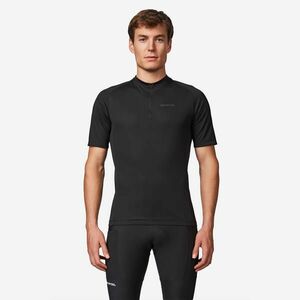 Tricou ciclism pe șosea Essential Negru Bărbați imagine