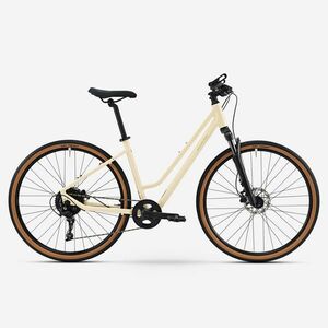 Bicicletă polivalentă cadru jos ACTV 500 Galben imagine