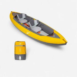 Caiac-canoe gonflabil 2 locuri Tribord 100+ Galben imagine