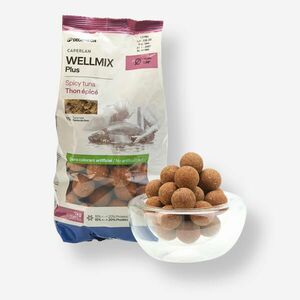 Boilies Pescuit la Crap Wellmix Plus 25mm 1kg Spicy Tuna imagine