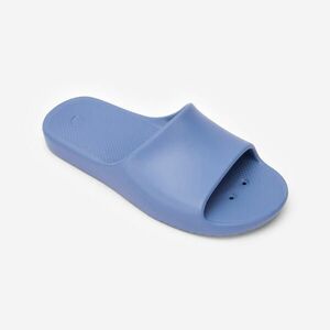 Papuci de piscină Slap 500 Albastru Jeans Copii imagine