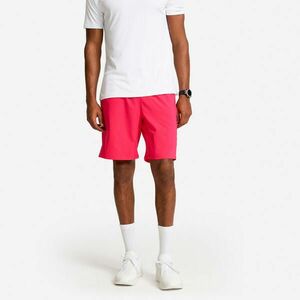 Pantalon scurt de fitness respirant, buzunare cu fermoar, roz, bărbați imagine