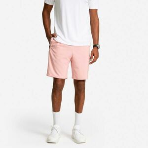 Pantalon scurt de fitness respirabil, buzunare cu fermoar, roz, bărbați imagine