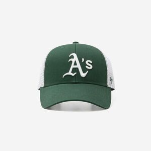 Șapcă de basebal cu închidere cu capsă Athletics A's Verde Alb Adulți imagine