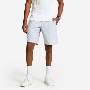 Pantalon scurt respirant Fitness buzunare cu fermoar albastru Bărbați imagine