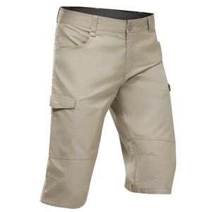 Pantalon scurt Drumeție NH500 Bej Bărbați imagine
