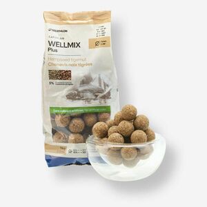 Boilies Pescuit la crap Wellmix Plus 25mm 1kg Cânepă - Alune tigrate imagine