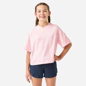 Tricou oversize pentru sport Roz Fete imagine