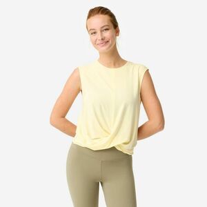 Maiou lejer și respirant pentru yoga/pilates Galben Damă imagine