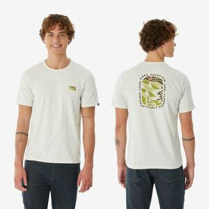 Tricou de drumeție NH100 alb bărbați imagine