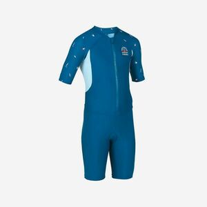 COSTUM ÎNOT SHORTY 100 Mâneci scurte Bleumarin/Albastru BĂIEȚI imagine