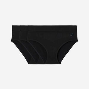 Set de 3 slipi fără cusături, negru, damă imagine
