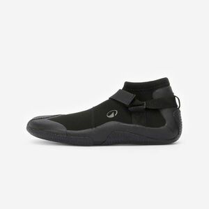 Botoși scurți de surf și windsurf cauciuc natural 3 mm - 100 Negru imagine