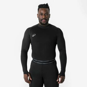 Bluză termică pentru fotbal, mânecă lungă, Keepdry Club negru unisex imagine