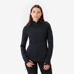 Bluză cu lână merinos Merino Resist Bleumarin Damă imagine