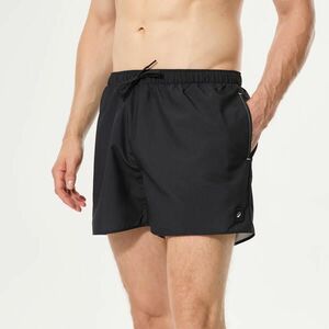 Șort de baie Boardshort surf Hendaia pockets Negru Bărbați imagine