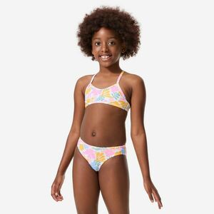 Costum de baie 2 piese surf bretele încrucișate Boni Vahine Alb Fete imagine