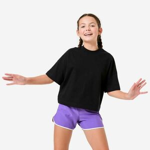 Tricou croială largă Negru Fete imagine