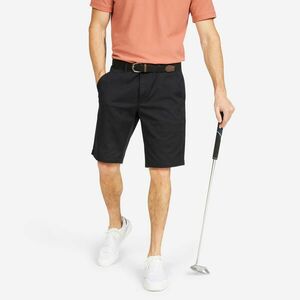 Bermude chino bumbac golf MW500 Negru Bărbați imagine