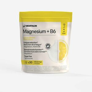 Magneziu + B6 fără zahăr cu aromă naturală de lămâie, 30 comprimate imagine