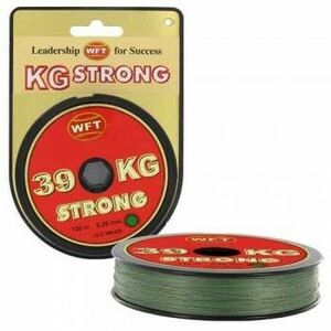 Fir textil WFT Strong, verde, 300 m (Diametru fir: 0.08 mm) imagine
