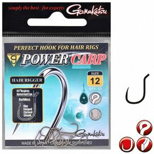 Carlige crap Power Hair Rigger 10buc/plic Gamakatsu (Marime Carlige: Nr. 12) imagine