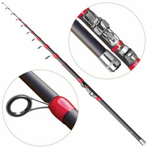 Lanseta Baracuda Tele Match Flash, 4.30m, 5-30g, 9 tronsoane imagine