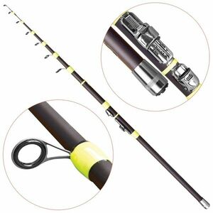 Lanseta telescopica Baracuda Rock 3m, 30-100g imagine