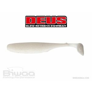 Shad Biwaa Deus, 008 Pearl White, 15cm, 5buc/plic imagine