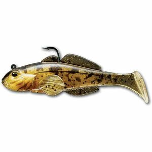 Shad Livetarget Goby Swimbait, culoare Natural-Gold, 8cm, 14g, 3 Buc/Plic imagine