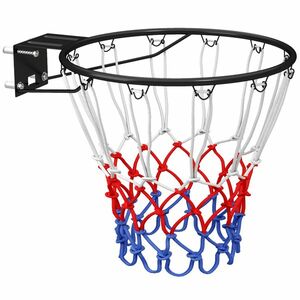 SPORTNOW Coș de baschet, inel suspendat pentru interior și exterior, pentru perete cu plasă rezistentă la intemperii | Aosom Romania imagine