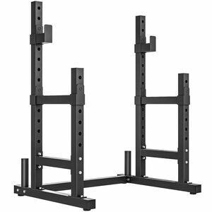 SPORTNOW Suport haltere 2 nivele suport discuri din oțel suport bară până la 300 kg Negru | Aosom Romania imagine