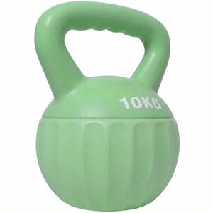 SPORTNOW Kettlebell 6 kg, greutate umplută cu nisip pentru începători, antrenament de forță acasă 21 x 21 x 27 cm verde | Aosom Romania imagine