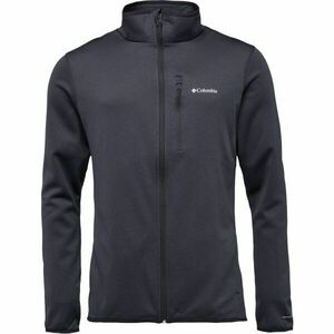 Columbia ESSENTIAL HIKE™ GRID FLEECE FULL ZIP Hanorac fleece bărbați, negru, mărime imagine