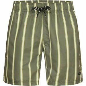 BLEND BHRICK VERTICAL STRP SWIM Pantaloni scurți de baie pentru bărbați, kaki, mărime imagine