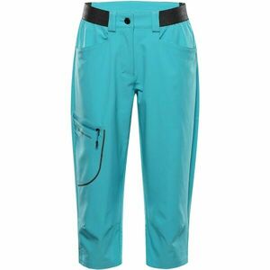 ALPINE PRO WEDERA 2 Pantaloni capri softshell pentru femei, turcoaz, mărime imagine