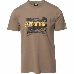 Hi-Tec REMAN Tricou din bumbac pentru bărbați, maro, mărime imagine