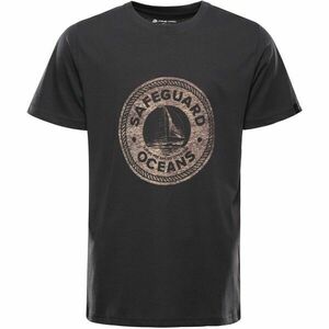 ALPINE PRO DOMEN Tricou din bumbac pentru bărbați, negru, mărime 4XL imagine