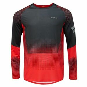 Klimatex TROY Tricou MTB cu mânecă lungă pentru bărbați, roșu, mărime imagine