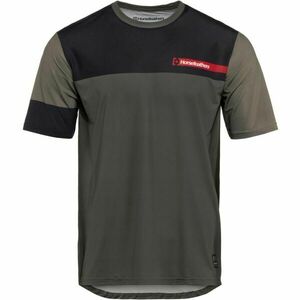 Horsefeathers QUANTUM Tricou de ciclism bărbați, verde închis, mărime imagine