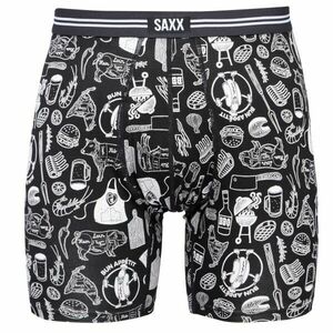 SAXX VIBE XTRA SOFT COMFORT BOXER BRIEF FLY Boxeri pentru bărbați, negru, mărime imagine