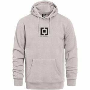 Horsefeathers HOODED SWEATSHIRT VERTICAL MID LOGO Hanorac pentru bărbați, gri, mărime imagine