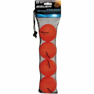 Bauer HOCKEY BALL WARM 4 PK Mingi de hochei pe iarbă, portocaliu, mărime imagine
