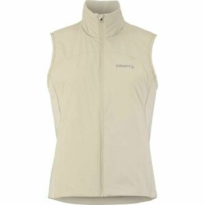 Craft ADV ESSENCE WARM VEST 2 W Vestă multisport pentru femei, bej, mărime imagine