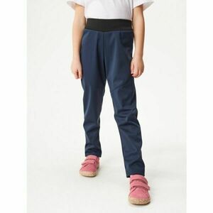 UNUO SPORTY Pantaloni softshell copii, albastru închis, mărime 122-128 imagine