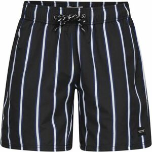 BLEND BHRICK VERTICAL STRP SWIM Pantaloni scurți de baie pentru bărbați, negru, mărime imagine