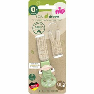 NIP GREEN LINE 0M+ Clemă pentru suzetă, bej, mărime imagine
