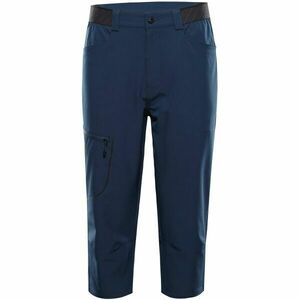 ALPINE PRO WEDER 2 Pantaloni softshell capri pentru bărbați, albastru închis, mărime imagine