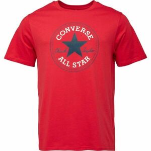 Converse STANDARD FIT CENTER FRONT CHUCK PATCH CORE TEE Tricou unisex, roșu, mărime imagine